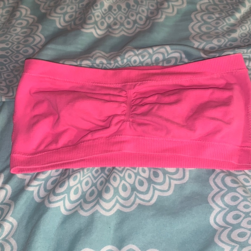 Hot pink Delia‘s bra top